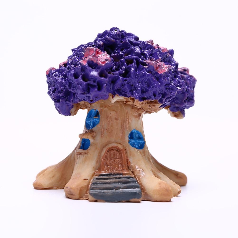 1 Stück Künstliche Bäume Feengarten Mini-Pflanzen Heimtisch Bonsai-Dekor 3 Farben Puppenhaus