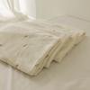 Fleece Babyfilt Nyfödd Höst Vinter Inbäddningsfiltar Mjuk Varm Barnvagnsöverdrag Sängkläder Björnbroderi Babytillbehör