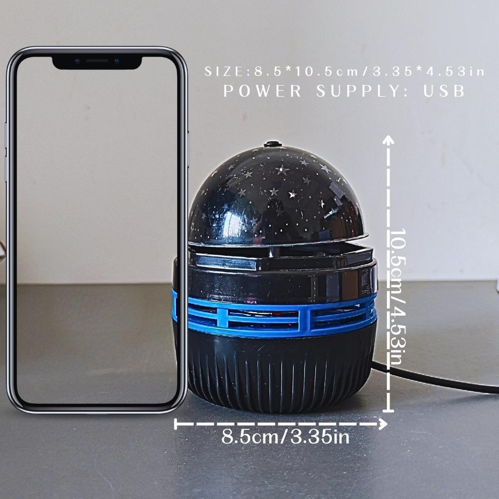 LED Yıldızlı Gece Lambası Uzaktan Kumandalı Dönen Galaksi Aurora Projeksiyon Lambası USB Tak-Çalıştır Sihirli Top Sahne KTV Atmosfer Dekor