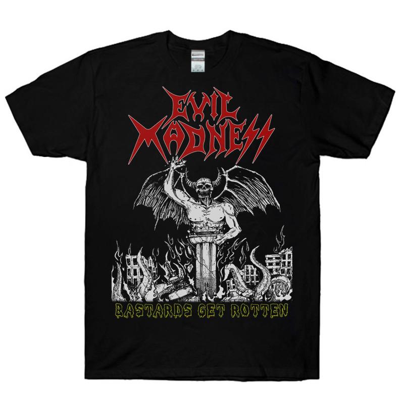 

Черная футболка унисекс Evil Madness Bastards Get Rotten