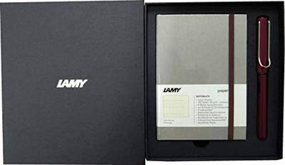 LAMY Fountain Pen Paper Gift Set H Deep Perfect for Celebrating New Gift Al-Star & (FP(M)) [Deep Purple/Note Purple] - Students. Boxed.