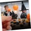 Wakauto 24pcs Miniature Dollhouse Witch Hats Mini Halloween Witch Hat Props Doll House Supplies Tiny Witch Hats for Crafts