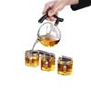Automatisches magnetisches Glas-Teekannen-Set für Büro und Zuhause