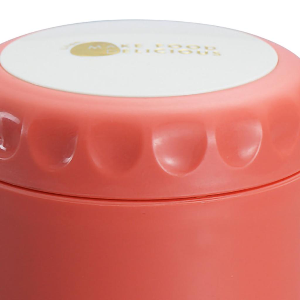 Thermoisoliertes Lebensmittelgefäß Gute Abdichtung Auslaufsicher Lebensmittelgeeignetes Material Edelstahl Suppenbecher für Zuhause Büro Schule