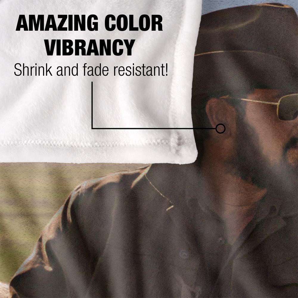 Yellowstone Silky Coffee Rip Wheeler Supersoft Blanket
