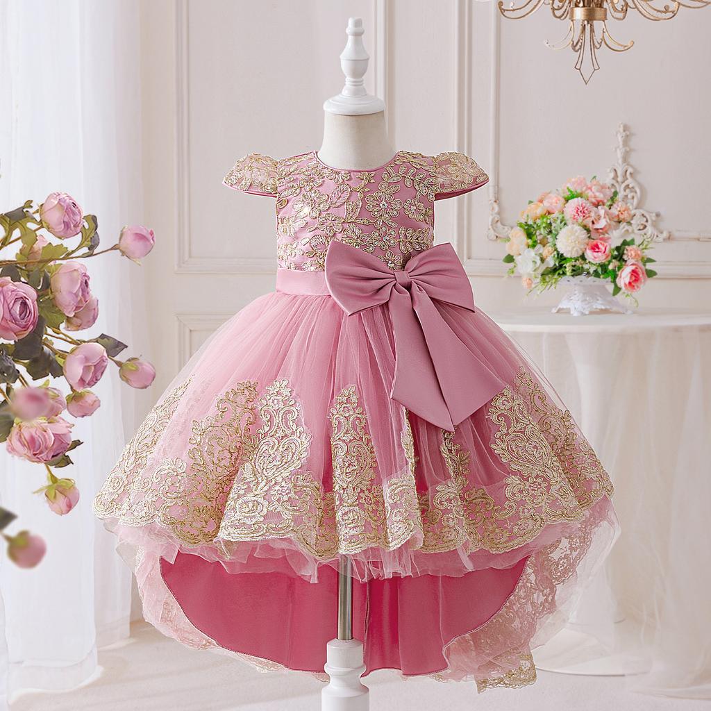 New Flower Girl Princess Wedding Dress for Children