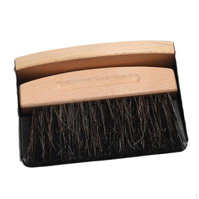 Compact Broom and Dustpan Combo with Wooden Handle for Home Office Cleaning