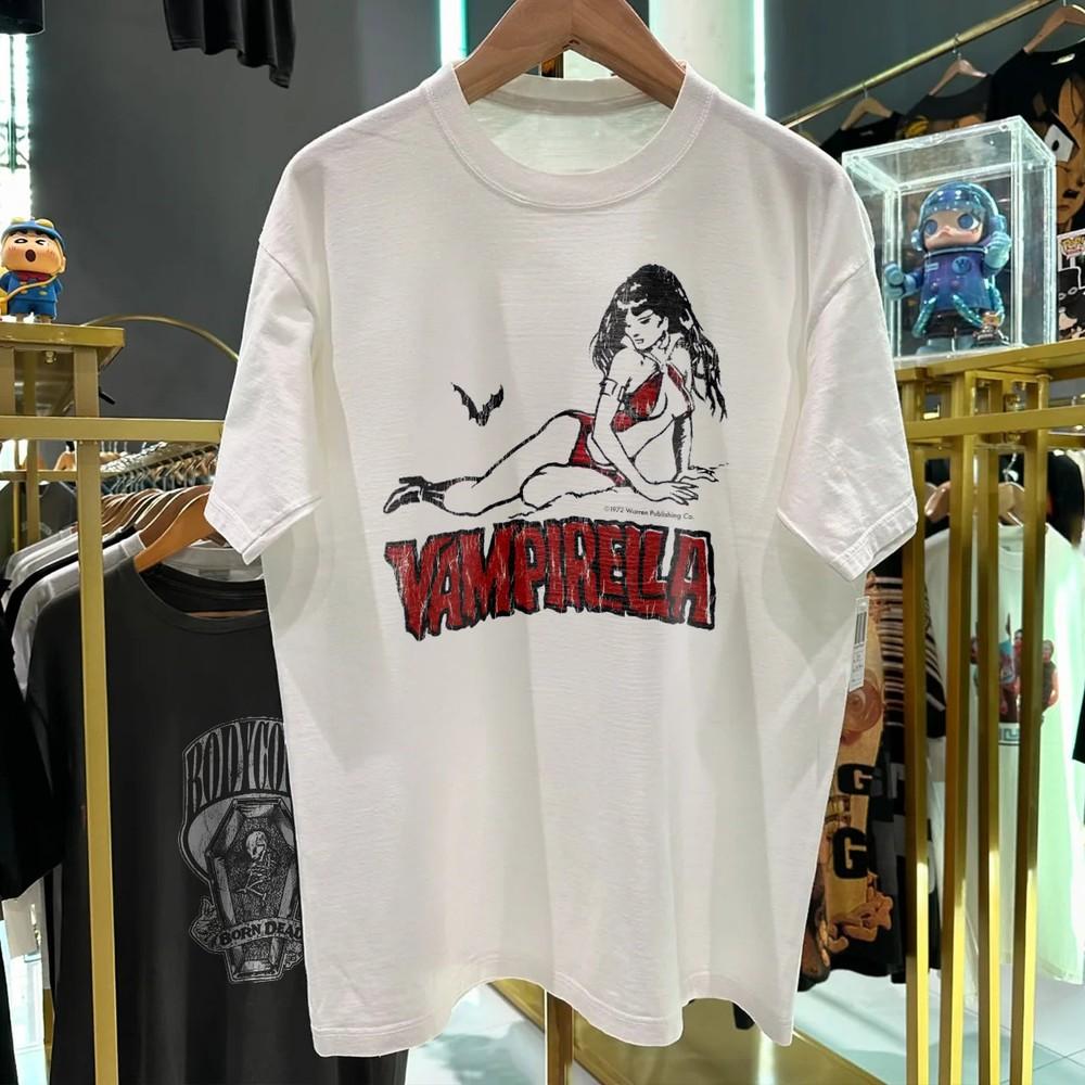 1972 Vampirella Ultra Rare Washed White T-Shirt Mens Large Unisex T-Shirt XXXL