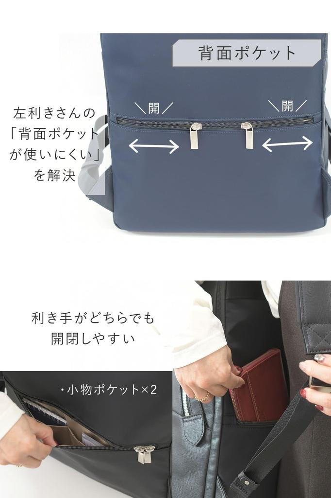 Memezawa Bags Business Backpack for Women and Men, 15-inch Laptop, Slim Fit, A4 Size, Lightweight, Two-Room Design, Faux Leather, Brand Name,