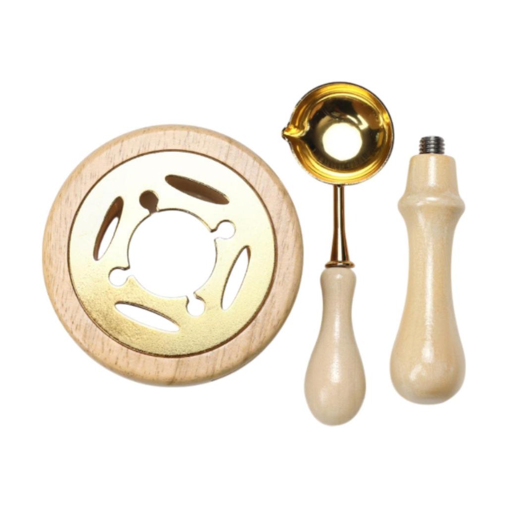 Wax Seal Kit Portable Wax Furnace Tools for Invitations Party Crafting