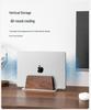 Adjustable Vertical Laptop Stand, Desktop Computer Holder, MacBook Upright Storage Rack, Metal