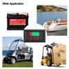 Battery Voltage Monitor, 2 In 1 Universial Battery Status Monitor 12V, 24V, 36V, 48V, 60V LED Digital Battery Meter for Lithium