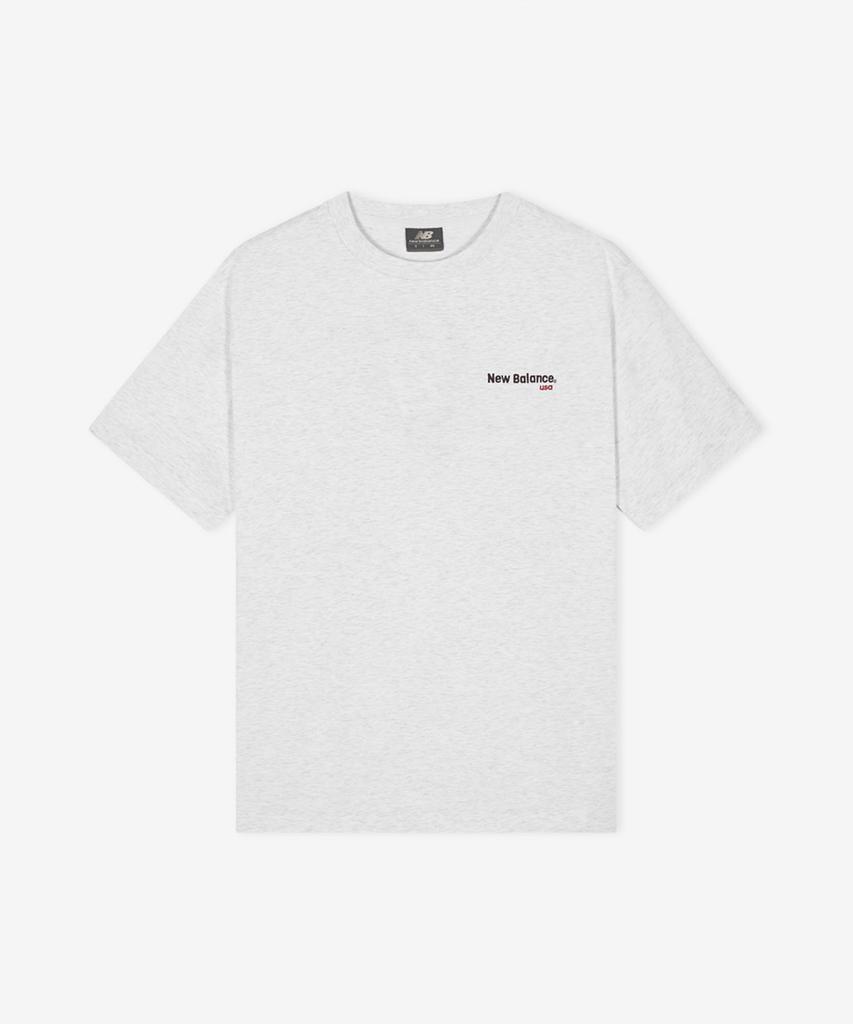 Nyuballanseu Nbneg21433 / Uni Essential Big Logo Short Sleeve T-Shirt (Light Gray)