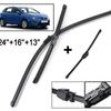 For Ibiza Coupe 6J Hatchback 2012-2017 24 + 16 + 13 Front and Rear Wipers Wipers