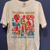 Retro tričko s mluvící hlavou Vzácný design Bílé Unisex tričko Retro móda Neformální Volné Streetwear Unisex pro každou příležitost