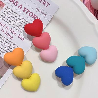 Móda Láska Candy Farby Kreslený Veľký Malý Vlásenka Barrette pre ženy Dievča Dieťa Doplnky Pokrývky hlavy