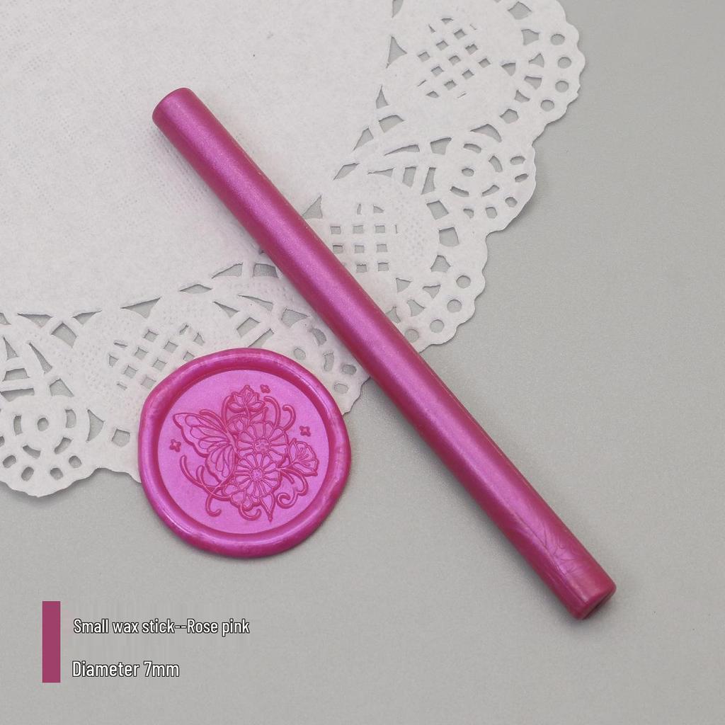 Bețișoare de Ceară de Sigiliu Mat Perlat, 125 Culori, 10x0.7cm, Compatibile cu Pistoale de Ceară, Culori Mixabile