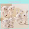 Baby Handheld Rattle Toy Set With Soft Cotton Material For Sensory Development