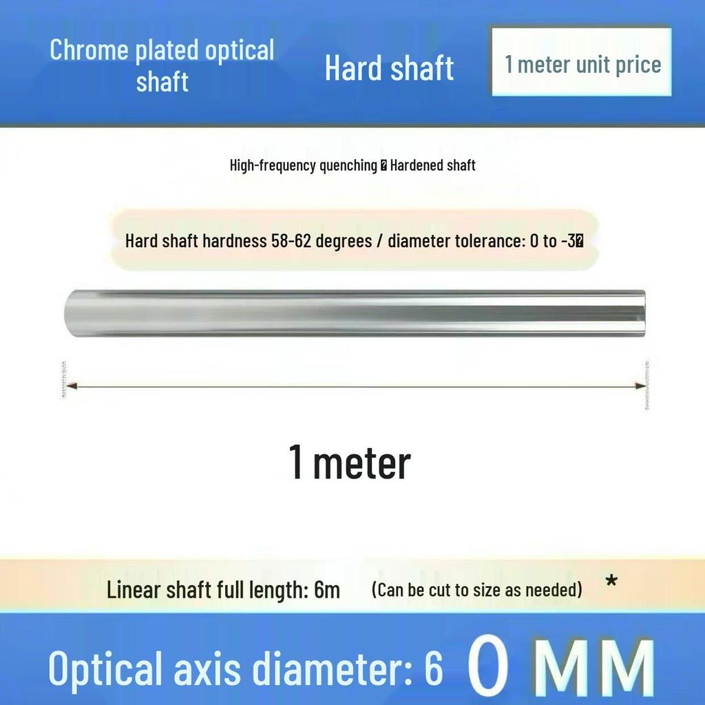 Custom Optical Linear Chrome-Plated Rod for DIY Storage Rack