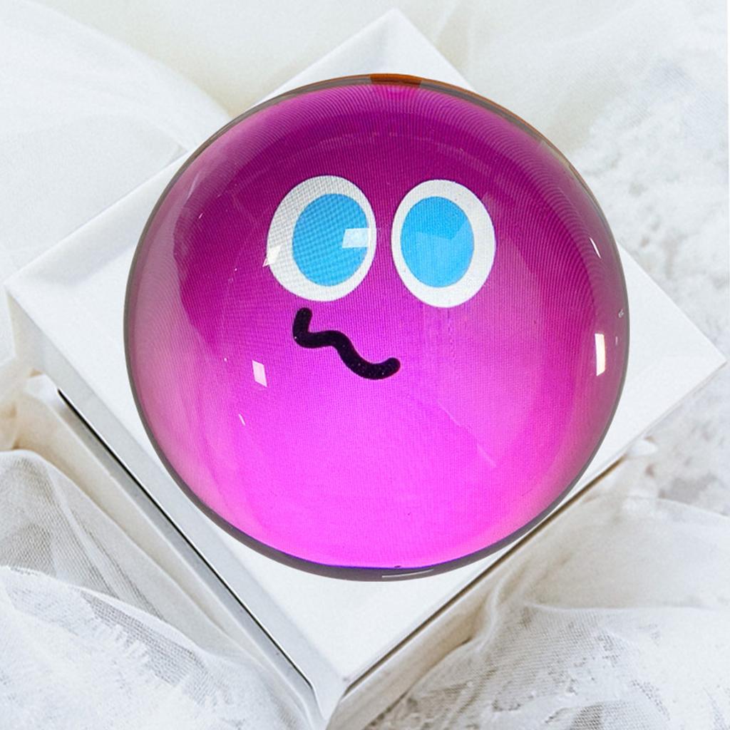 3D Video Crystal Ball with Black Base Memory Sphere Lamp Memory Orb Lamp Gift for Anniversary Birthday Wedding