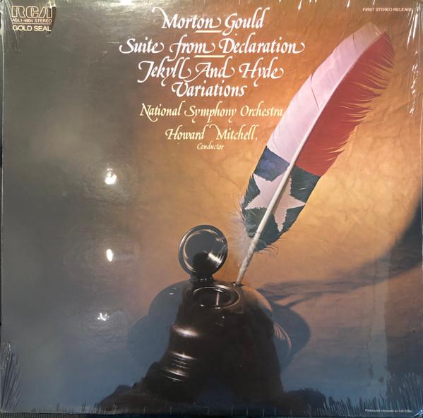 

LP Record MORTON GOULD HOWARD MITCHELL NATI Suite From Declaration Jekyll And AGL14804 RCA GOLD SEAL 1983 US Classical Used
