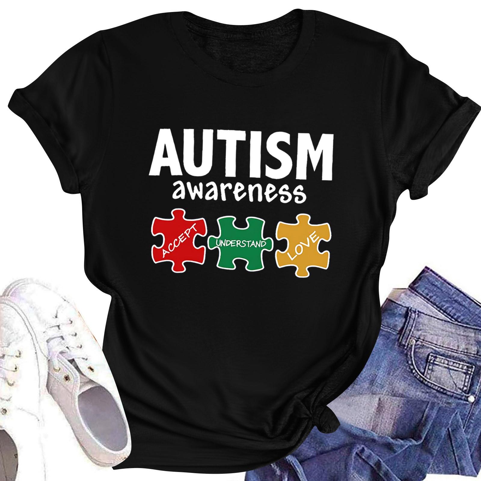 

Женская повседневная футболка с короткими рукавами и круглым вырезом с принтом и буквенным топом L чёрный