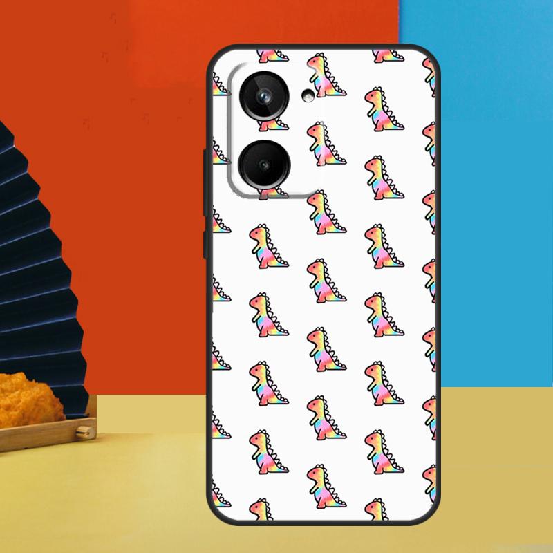 Fun Dinosaur Pattern Dino For Realme C75 C71 C55 C53 C67 C61 C33 C63 C51 10 11 12 13 14 Pro Plus C65 GT7 15 Pro Case