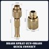 High Pressure Brass Water Hose Nozzle Garden Hose Sprinkler Multi-Function Gardening Car Washing Tools For Garden Irrigation