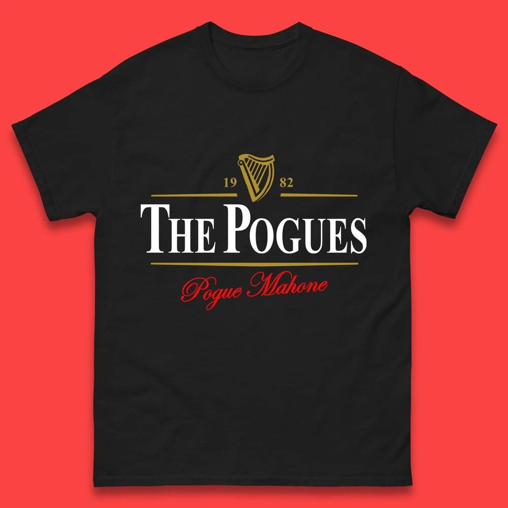 

Vtg The Pogues Band 1982 Cotton Black All Size Men Women Shirt TR339 Unisex T-Shirt XXXXL