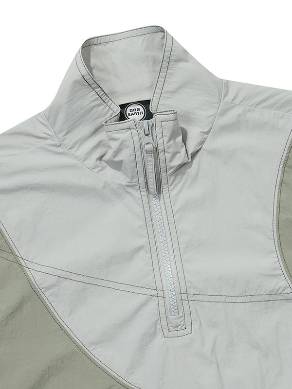 Bbc Earth Earth Stitch Short Sleeve Anorak_Khaki