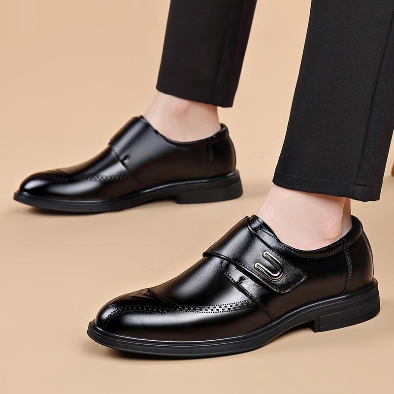 Herrskor för alla säsonger Läder Hållbara Bekväma Att bära för dagligt bruk Hållbart material med god kvalitet