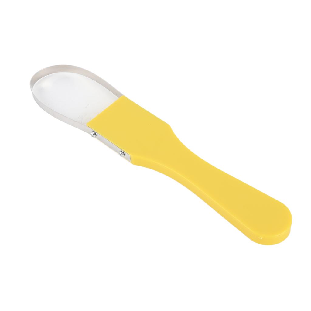 Hand Loop Weeder Tool Iron Manual Portable for Weeding Loosening Planting Gardening Yellow