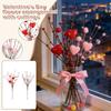 Valentine's Day Decorative Bouquet With Berries, A Centerpiece For The Dining Table, A Qixi Festival Party Home Decoration.