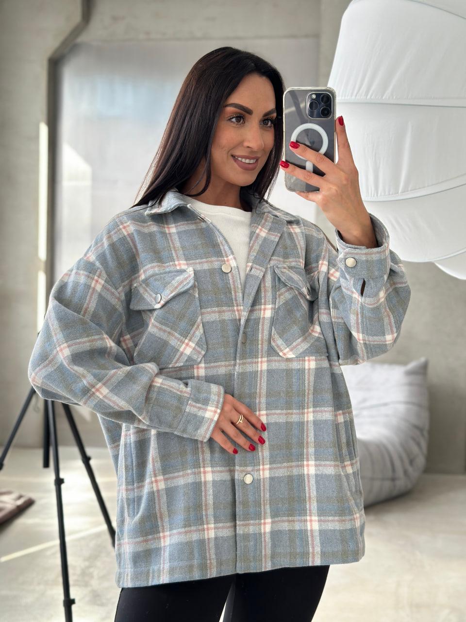 

Куртка-сорочка PEONY №1 7XL Різнокольоровий (2908243-60-62:213) 7XL різнокольорові кольору