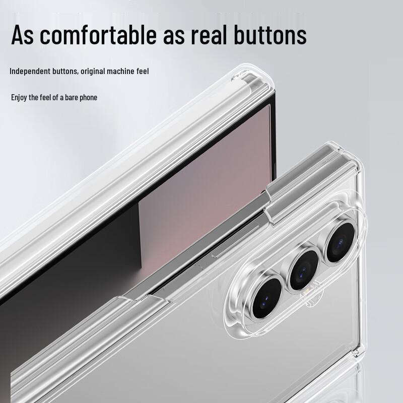 Purecolor Transparent Case for Samsung Galaxy Z Fold7