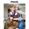 MUVA British Vintage Style Leather Handbag