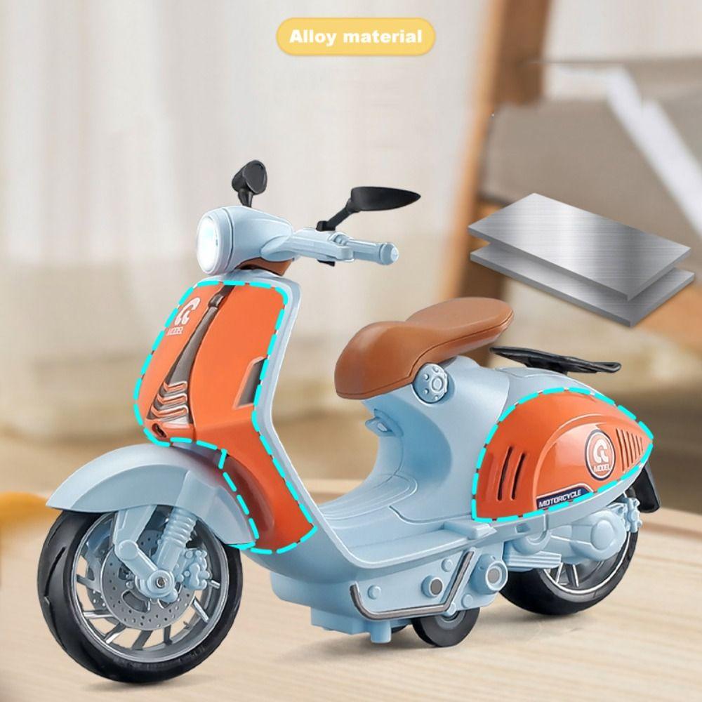 

With Sound Light Car Diecasts Metal Toy Zinc Zinc Alloy Pull Back Motorcycle Boy Children