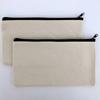 DIY White Canvas Makeup Bags Organizer Students Pencil Case Stationery School Bag DIY Craft Bags Travel Portable Storage Bags