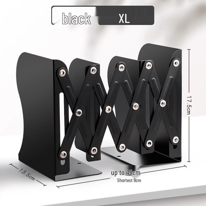 Zásuvný stolní regál na knihy s držákem na tužky a děličem knih pro studenty