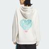 Adidas Originals SS24 V-Day Letter Print Sport Hoodie Unisex Tops Pink White JE3474