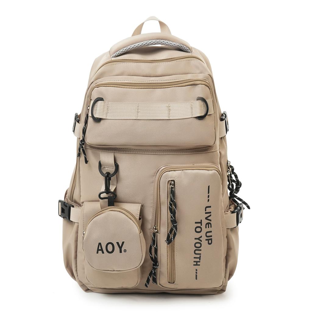 Schoolbag wholesale new trendy cool men and women backpack large capacity travel leisure backpack fashionable versatile student bag