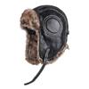 Men Winter Lei Feng Hat Thickened Plush Ear Protection Fuzzy Faux Fur Windoroof Waterproof Heat Retention Outdoor Skiing Skating Snowboarding Hataily