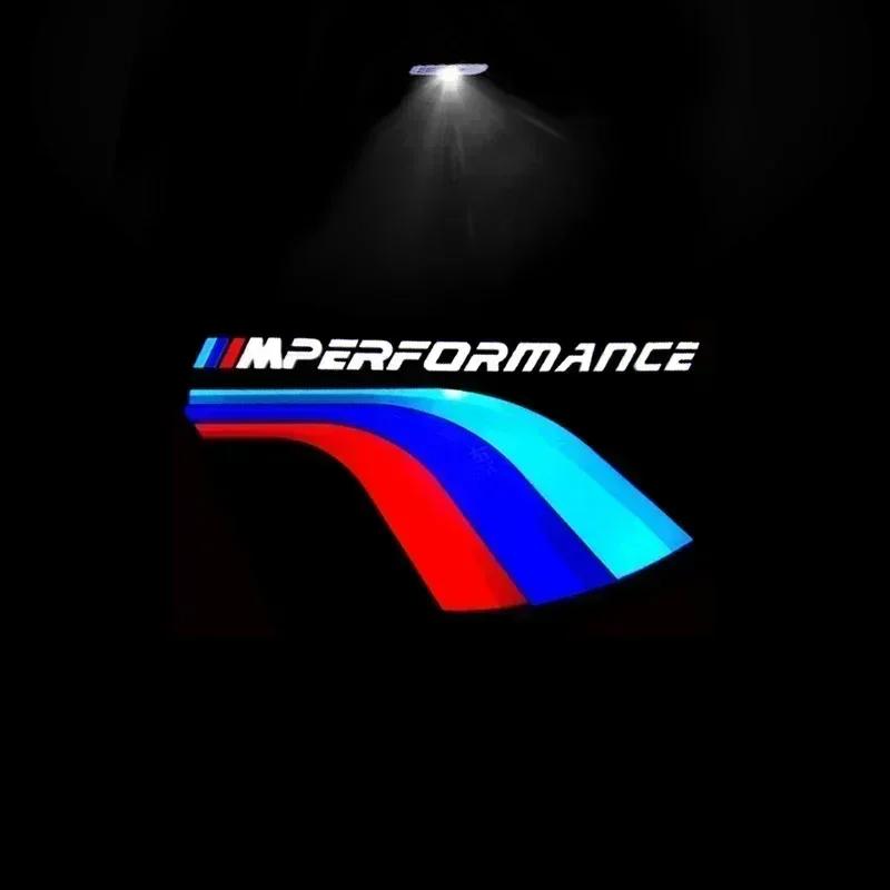 Luz de Boas-Vindas para Porta de Carro Projetor a Laser Logo Sombra Fantasma Luzes Noturnas Para BMW M Power Performance F31 E36 E39 E87 E90 X3 X5