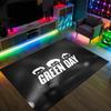 Green Day Design Kristall Samt Teppich Gemütlich Nicht?Rutschfester Teppich mit Aufdruck für Schlafzimmer Wohnzimmer Eingang