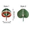 Handmade Palm-Leaf Fan Natural Rattan Fan Vintage Bamboo Woven Fan  Summer