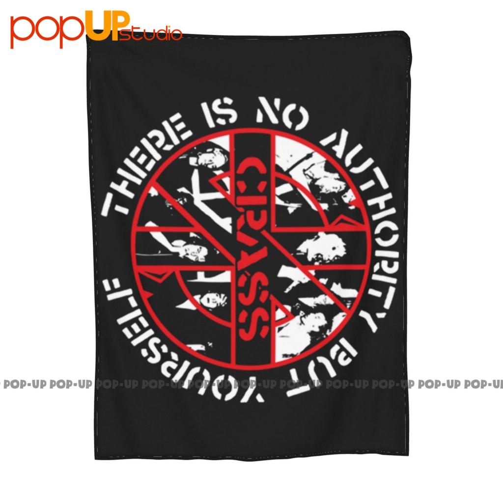 Crass There Is No Authority Uk Shipping Included Ultra-Soft Blanket Quilt Winter Sofa Cover Bed Covers