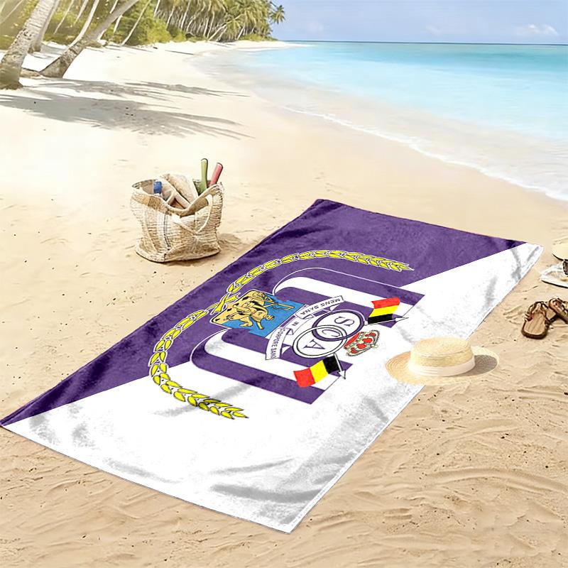 Anderlecht Print 2D Flat Print Beach Towel, Large Soft Quick Dry Towel for Beach Camping SwimmingZSTJ0915123