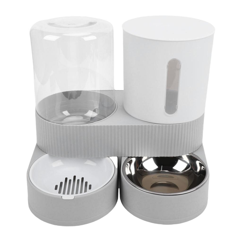 2 In 1 Cat Feed and Wat Dispens Lasting Freshness Large Capacity Automatic Pet Feed for Cats Dogs