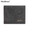 SchoolbagMenBense New Men's Wallet Short, Stylish and Casual Splicing Multi-Card Three-fold Bag Men's Wallet
