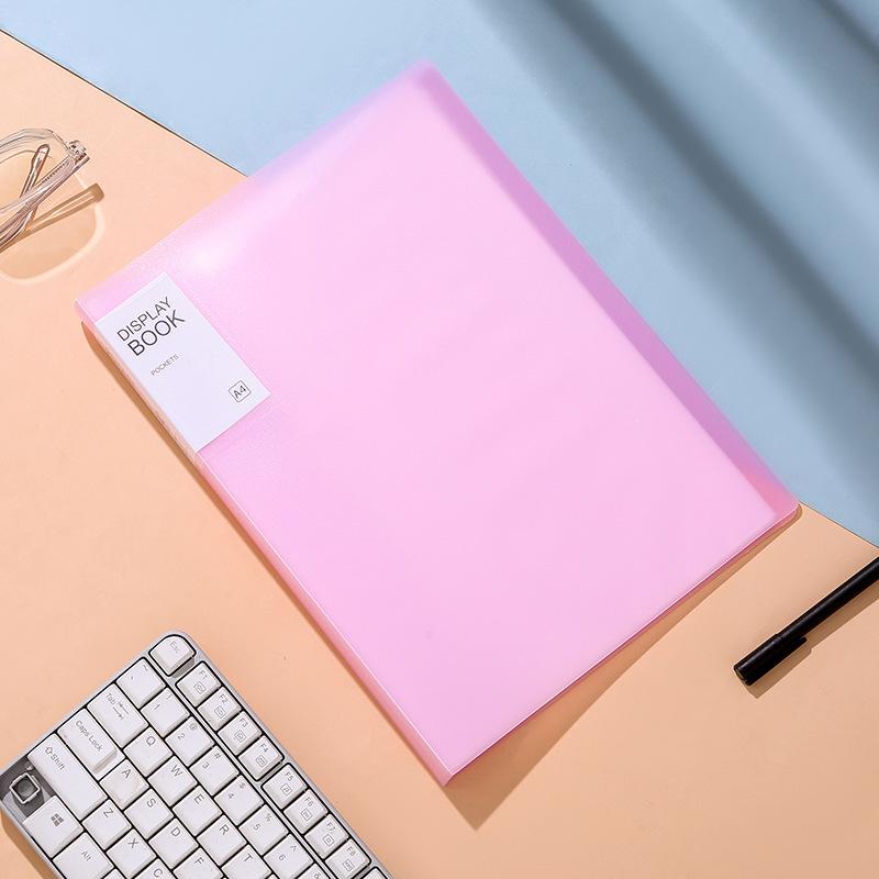 

Папка А4 большой вместимости прозрачная для хранения бумаги многослойная для управления файлами прозрачная книга канцелярские товары